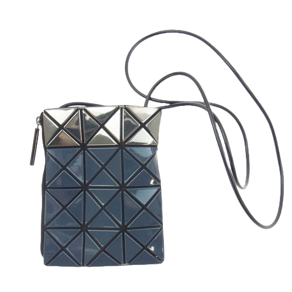 バオバオイッセイミヤケ 20SS BB01-AG145 PVC ショルダー ポシェット バッグ グレー系 シルバー系【中古】