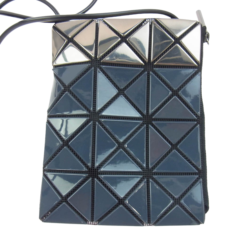 バオバオイッセイミヤケ 20SS BB01-AG145 PVC ショルダー ポシェット バッグ グレー系 シルバー系【中古】