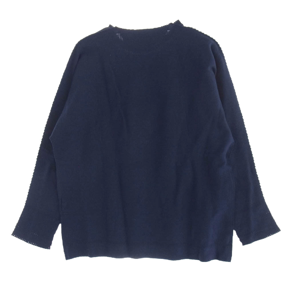 ISSEY MIYAKE イッセイミヤケ AT23KK424 A-POC ABLE TYPE-A BASICS コットン ニット ネイビー系【中古】