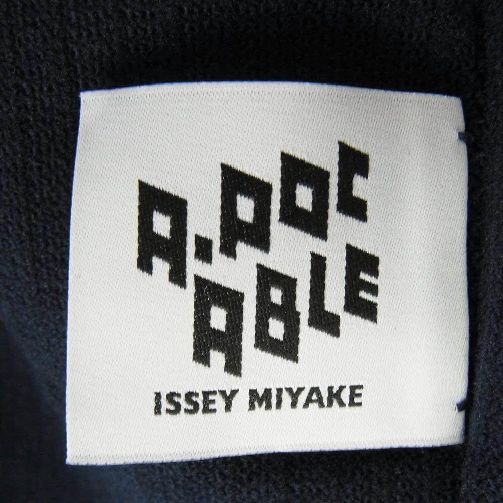 ISSEY MIYAKE イッセイミヤケ AT23KK424 A-POC ABLE TYPE-A BASICS コットン ニット ネイビー系【中古】