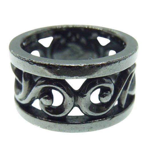 PUERTA DEL SOL プエルタデルソル R755BK アラベスク チャンネル  リング ブラック系 8.5号【中古】