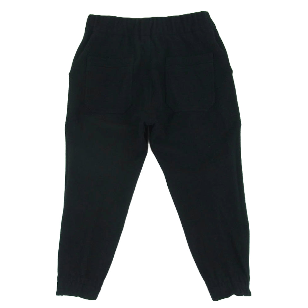 Y's Yohji Yamamoto ワイズ ヨウジヤマモト YV-P32-134 刺繍 デザイン ウール イージー パンツ サイドジップ ブラック系 1【中古】