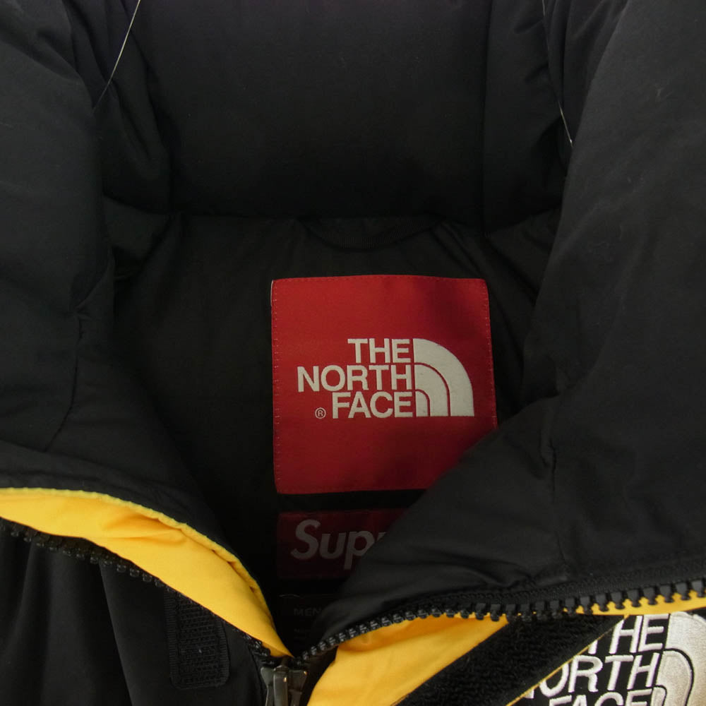 Supreme シュプリーム 19AW NF0A47EW × THE NORTH FACE ノースフェイス Statue of Liberty Baltoro Jacket バルトロ ジャケット イエロー系 L【中古】
