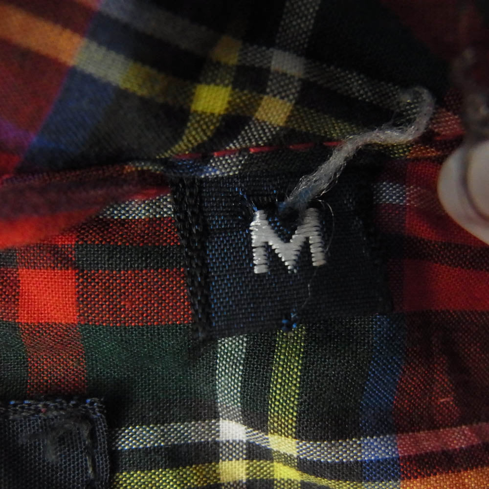 POLO RALPH LAUREN ポロ・ラルフローレン チェック ガウン コート レッド系 M【中古】