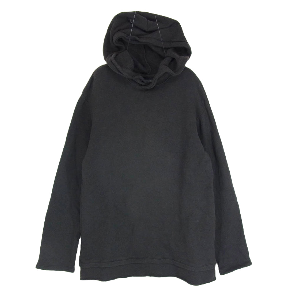 レギュレーションヨウジヤマモトメン 20AW HR-T61-074 レイヤード カットオフ コットン プルオーバー パーカー ダークグレー系 3【中古】