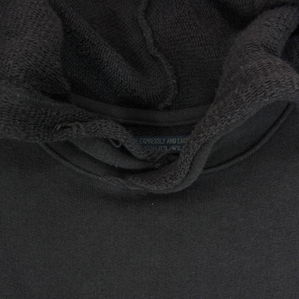 レギュレーションヨウジヤマモトメン 20AW HR-T61-074 レイヤード カットオフ コットン プルオーバー パーカー ダークグレー系 3【中古】