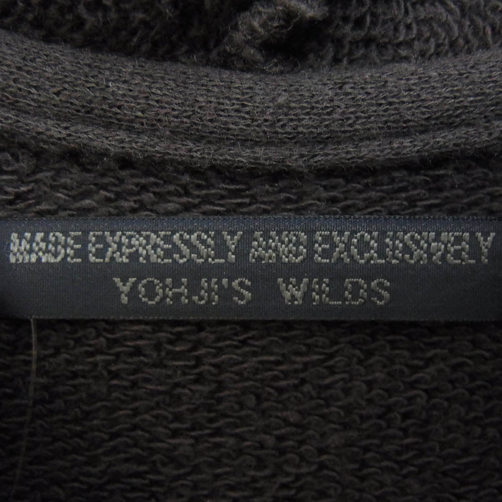 レギュレーションヨウジヤマモトメン 20AW HR-T61-074 レイヤード カットオフ コットン プルオーバー パーカー ダークグレー系 3【中古】