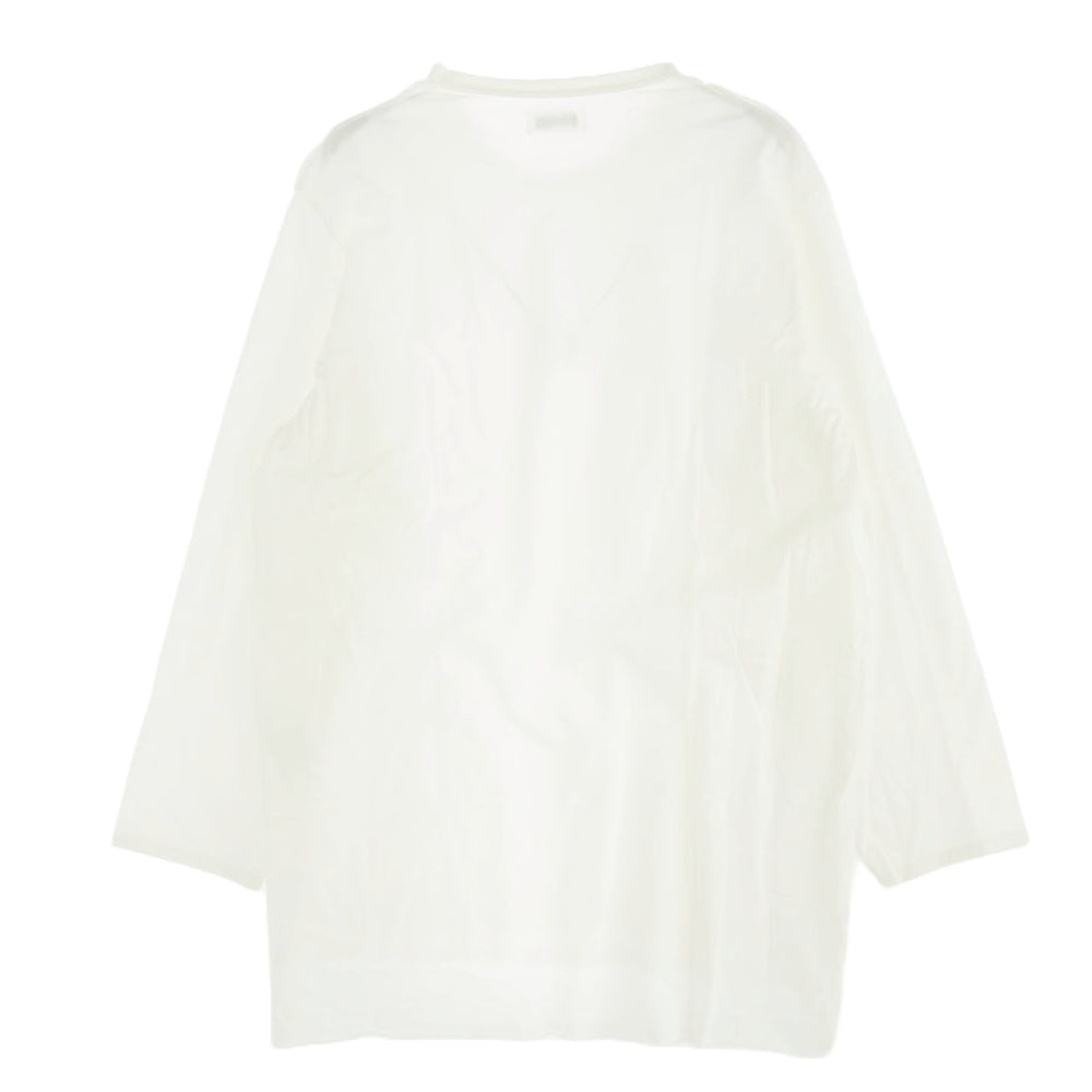 Yohji Yamamoto ヨウジヤマモト US-T16-018 S'YTE サイト ガーゼレイヤード ロング カットソー 長袖 ホワイト系 3【中古】