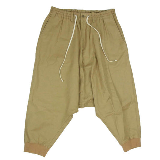 Yohji Yamamoto ヨウジヤマモト UB-P44-014 S'YTE サイト French Worker Surge Hem Rib Balloon Saruel Pants フレンチ ワーカーミリタリー サルエル パンツ ブラウン系 3【中古】