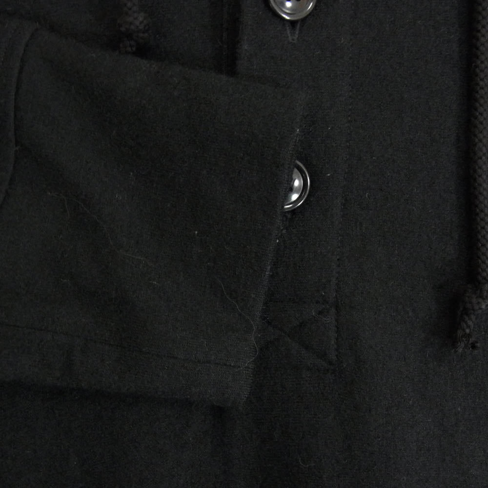 レギュレーションヨウジヤマモトメン HR-T56-171 ヘンリーネック ウール パーカー ブラック系 1【中古】