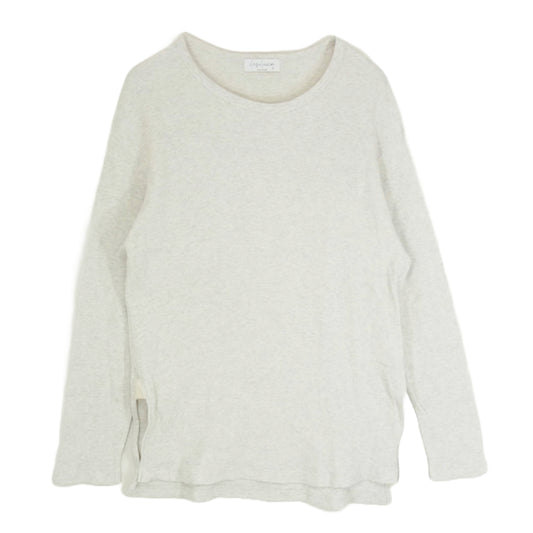 Yohji Yamamoto POUR HOMME ヨウジヤマモトプールオム HG-T57-984 サイドスリット コットン カットソー 長袖 グレー系 3【中古】