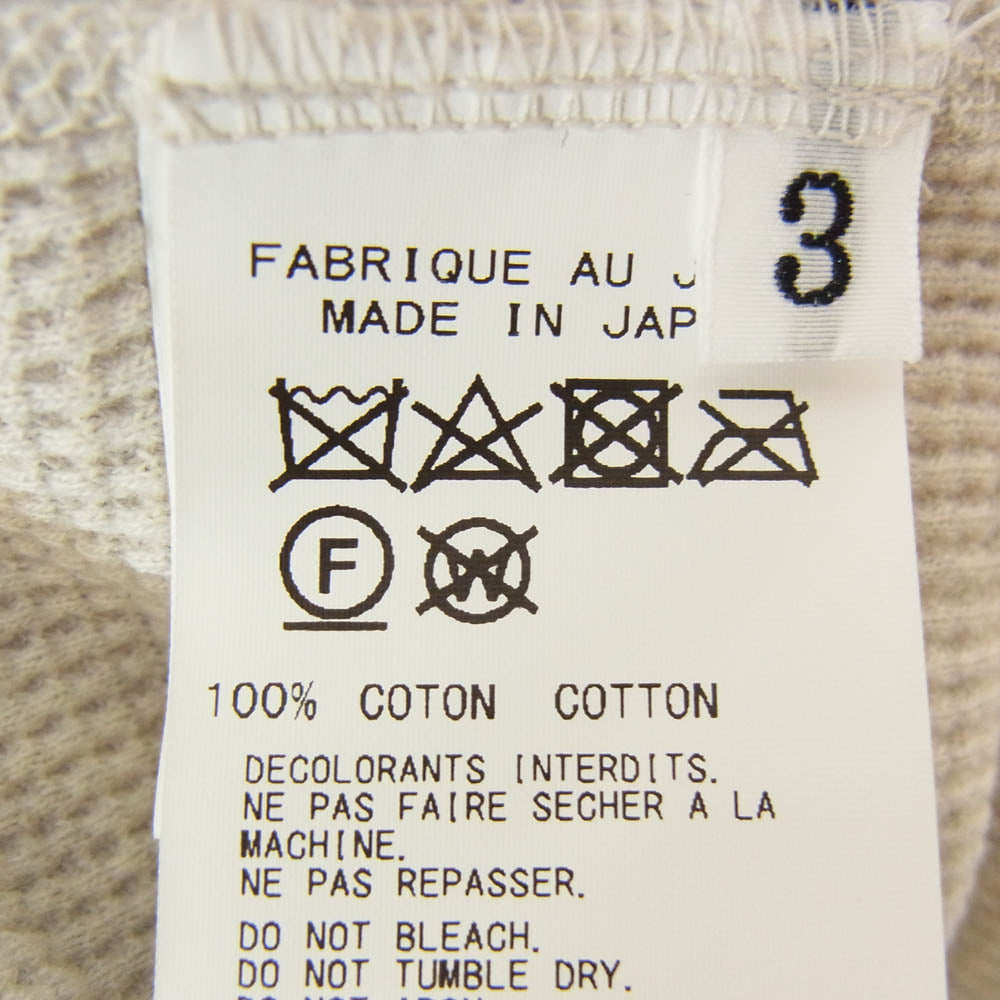 Yohji Yamamoto POUR HOMME ヨウジヤマモトプールオム HG-T57-984 サイドスリット コットン カットソー 長袖 グレー系 3【中古】