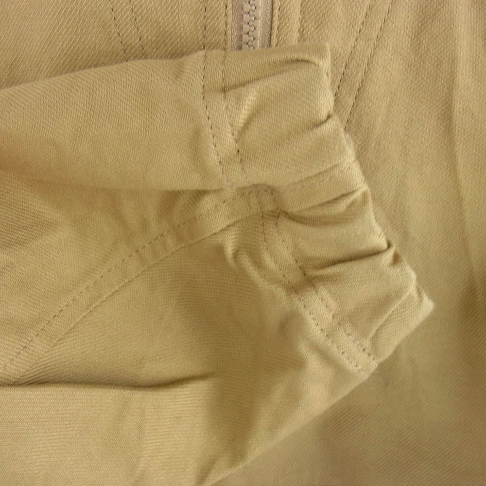 Yohji Yamamoto ヨウジヤマモト UB-Y16-014 S'YTE サイト French Worker Surge Military Pullover Zip Hood Jacket フレンチ ワーカーミリタリー プルオーバー フーデッド ジャケット カーキ系 3【中古】