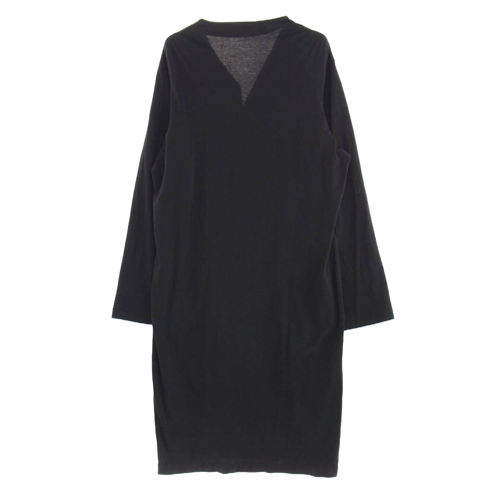 Yohji Yamamoto POUR HOMME ヨウジヤマモトプールオム 20SS HN-T48-087 コットン ロング カーディガン ブラック系 3【中古】