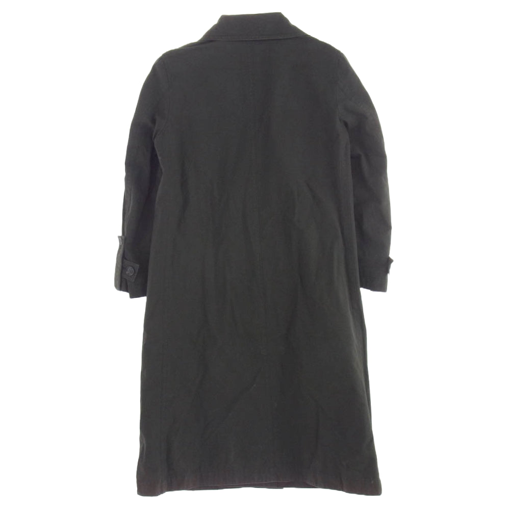 Yohji Yamamoto ヨウジヤマモト 19AW GC-C03-002 Ground Y グラウンドワイ DOUBLE COAT コットン キャンバス ダブル ロング コート カーキ系 ブラック系 3【中古】