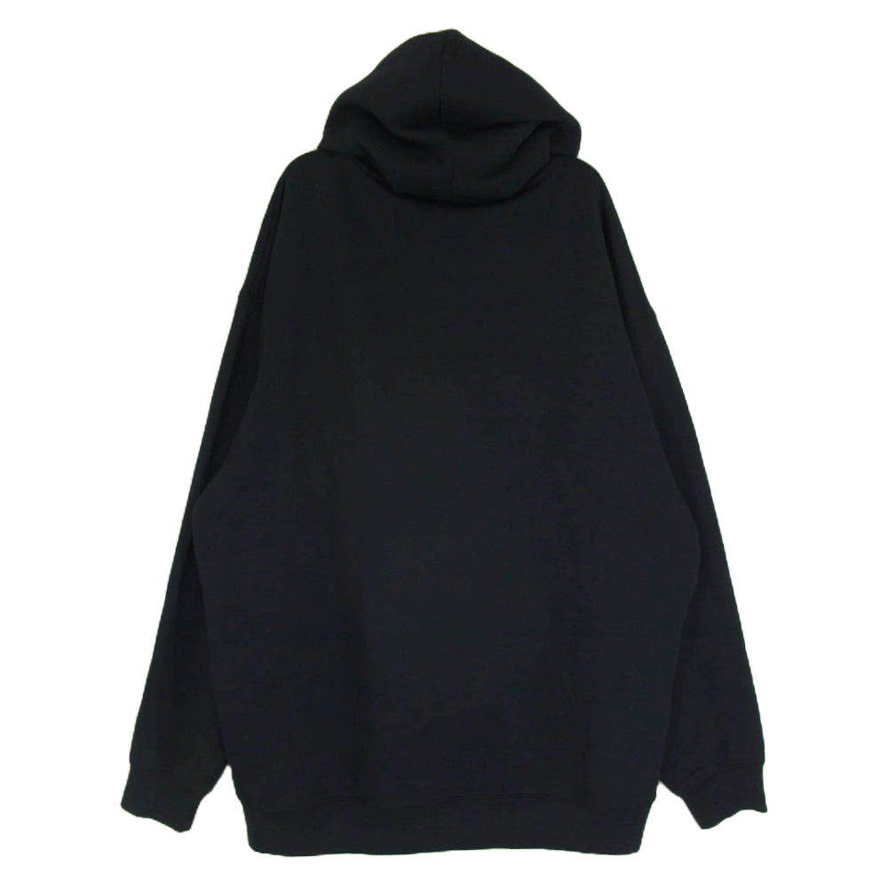 ACNE STUDIOS アクネストゥディオズ FA-UX-SWEA000009 FARRIN FACE フェイス パッチ プルオーバー フーディー パーカー ブラック系 M【中古】