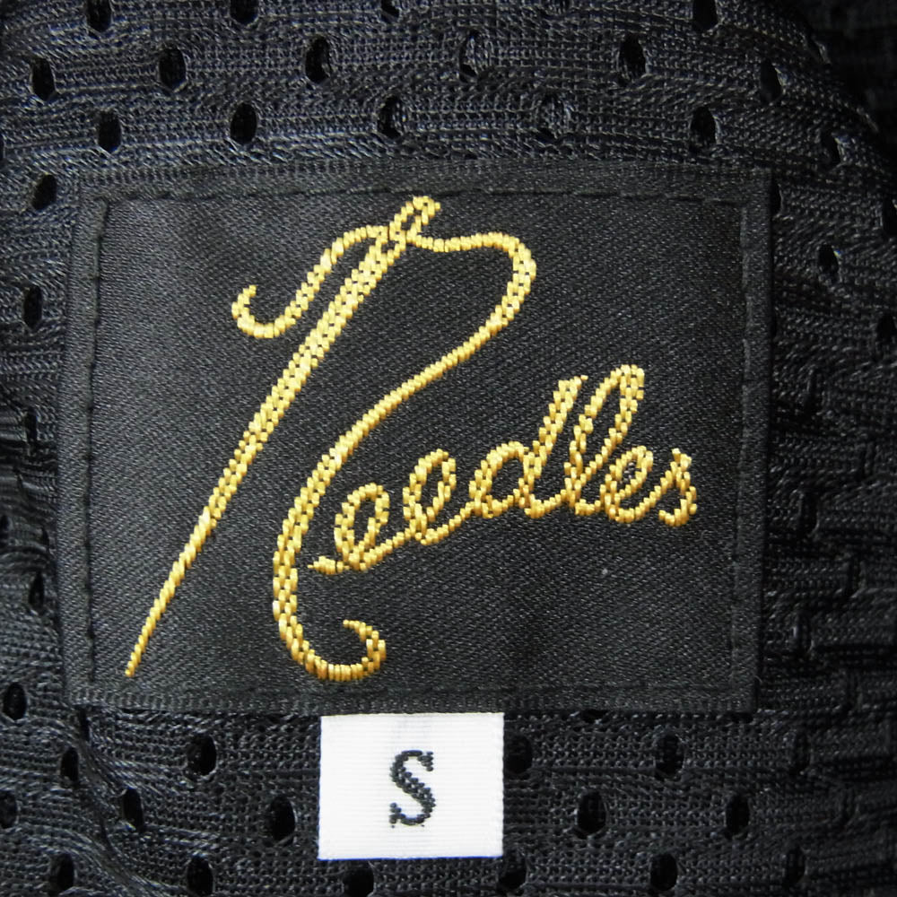 Needles ニードルス NS1622 ×BEAVER  TRACK PANT トラックパンツ ブラック系 S【中古】