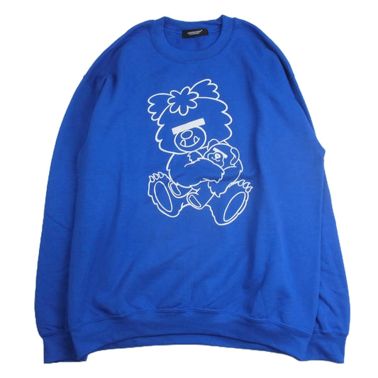 UNDERCOVER アンダーカバー 22AW UC2B9813 VERDY SWEATSHIRT ヴェルディ プリント スウェット トレーナー ブルー系【中古】