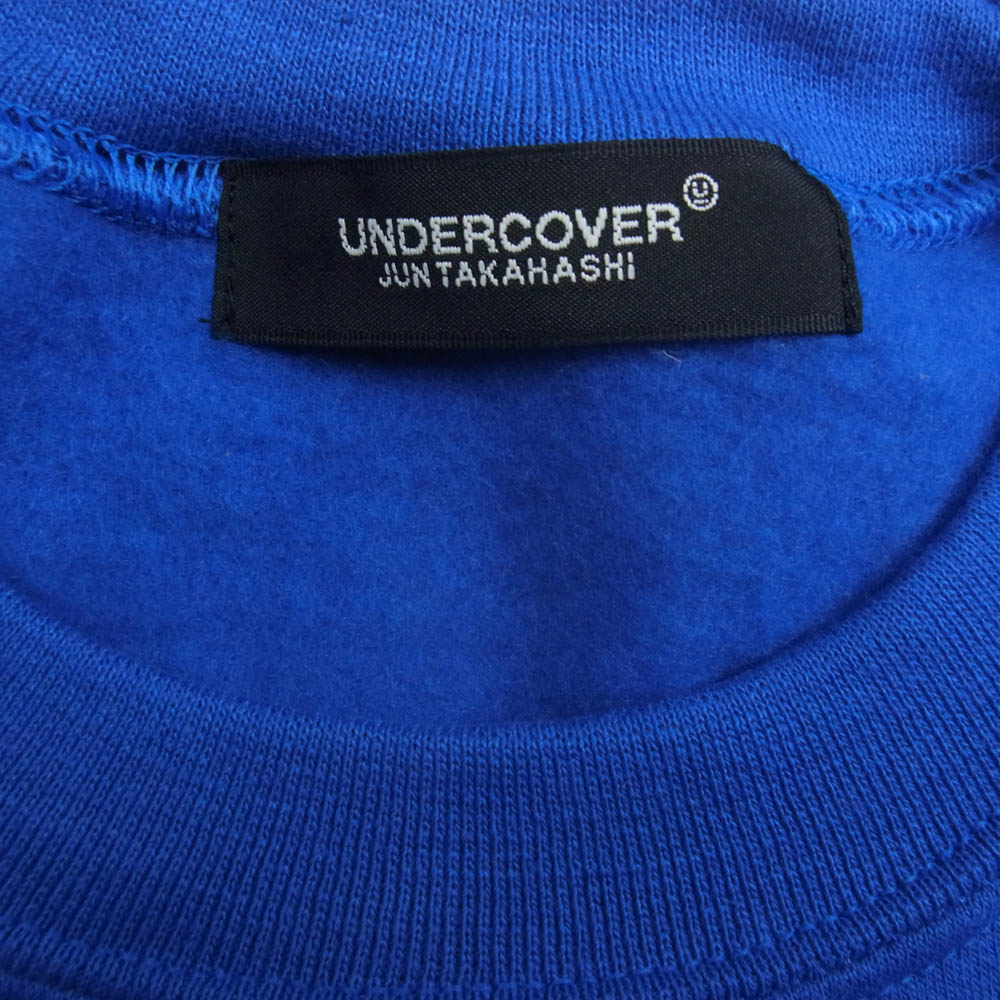 UNDERCOVER アンダーカバー 22AW UC2B9813 VERDY SWEATSHIRT ヴェルディ プリント スウェット トレーナー ブルー系【中古】