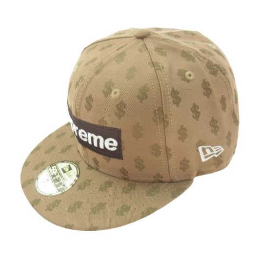 Supreme シュプリーム 18SS NEW ERA ニューエラ MONOGRAM BOX LOGO モノグラム ボックスロゴ キャップ 帽子 ブラウン系 ブラウン系 58.7cm【中古】