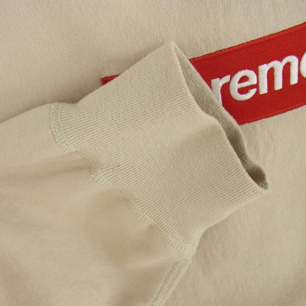 Supreme シュプリーム 24AW Box Logo Hooded Sweatshirt Stone ボックスロゴ プルオーバー パーカー フーディー ストーン ベージュ系 M【中古】