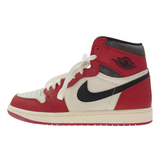 NIKE ナイキ DZ5484-612 Air Jordan 1 High OG Lost & Found Chicago エアジョーダン1 ハイ ロスト & ファウンド シカゴ ハイカット スニーカー レッド系 ホワイト系 27cm【極上美品】【中古】