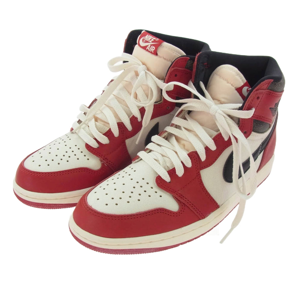 NIKE ナイキ DZ5484-612 Air Jordan 1 High OG Lost & Found Chicago エアジョーダン1 ハイ ロスト & ファウンド シカゴ ハイカット スニーカー レッド系 ホワイト系 27cm【極上美品】【中古】