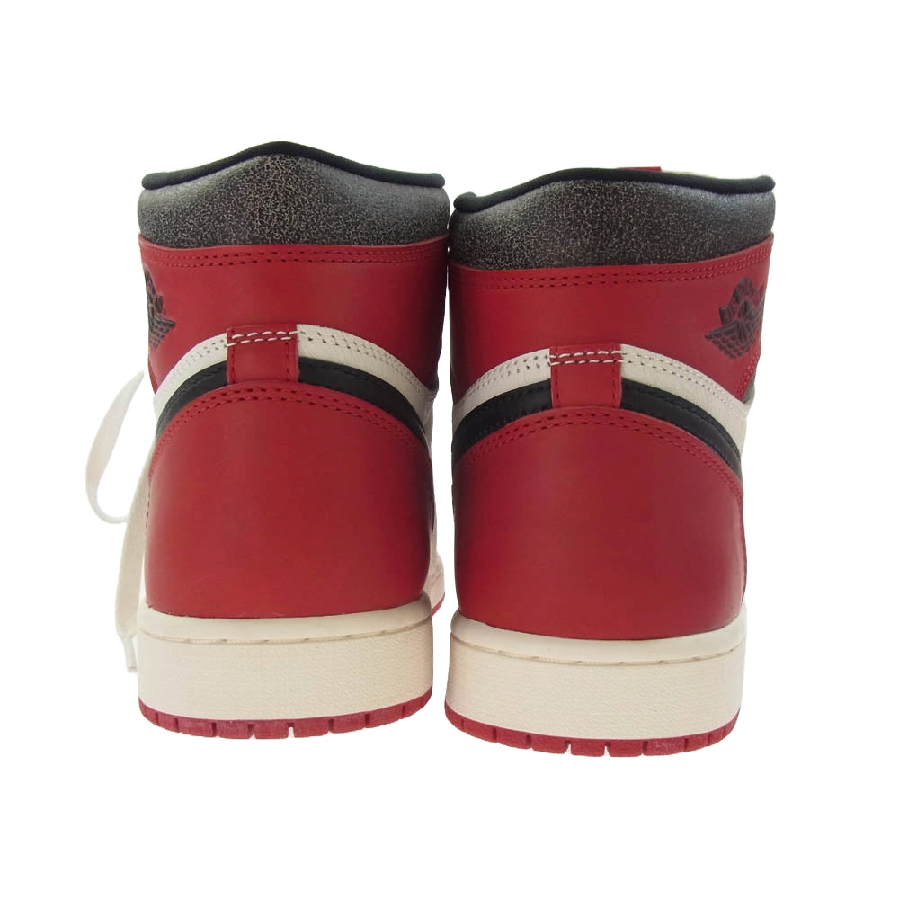 NIKE ナイキ DZ5484-612 Air Jordan 1 High OG Lost & Found Chicago エアジョーダン1 ハイ ロスト & ファウンド シカゴ ハイカット スニーカー レッド系 ホワイト系 27cm【極上美品】【中古】