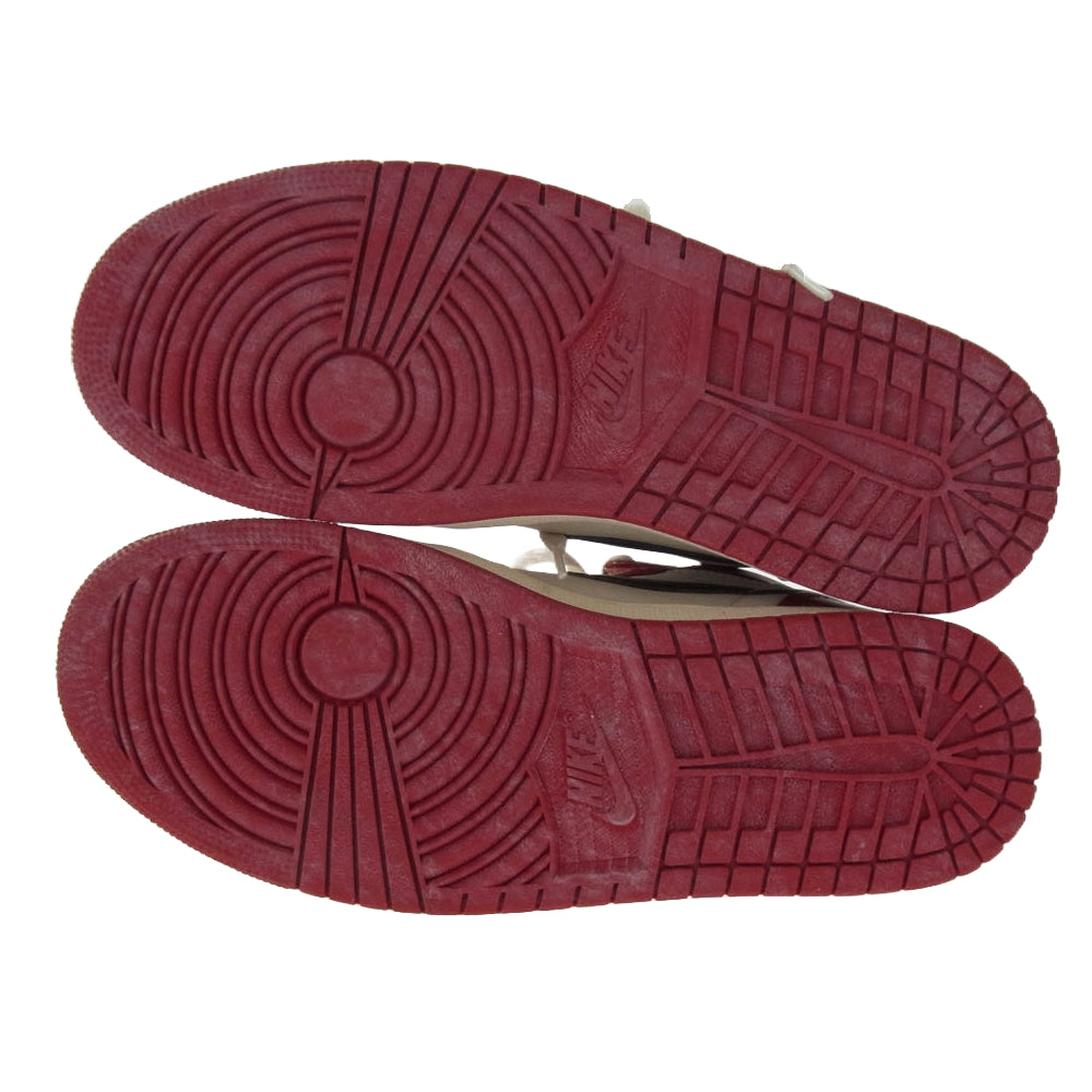 NIKE ナイキ DZ5484-612 Air Jordan 1 High OG Lost & Found Chicago エアジョーダン1 ハイ ロスト & ファウンド シカゴ ハイカット スニーカー レッド系 ホワイト系 27cm【極上美品】【中古】