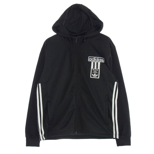 adidas アディダス IN8079 アディブレイク フルジップ パーカー ブラック系 L【中古】