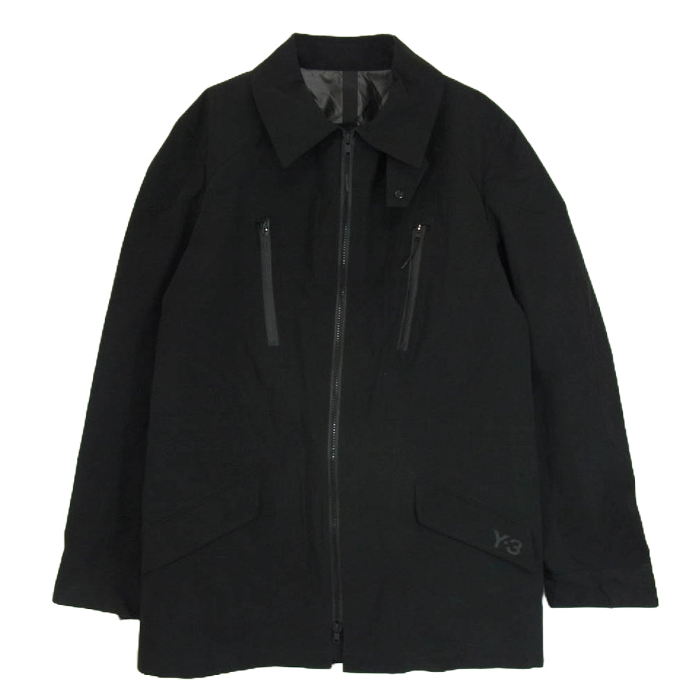 Y-3 Yohji Yamamoto ワイスリー ヨウジヤマモト HT4504 CLASSIC DORICO NYLON FIELD JACKET クラシック ドリコ ナイロン フィールド ジャケット ブラック系 S【中古】