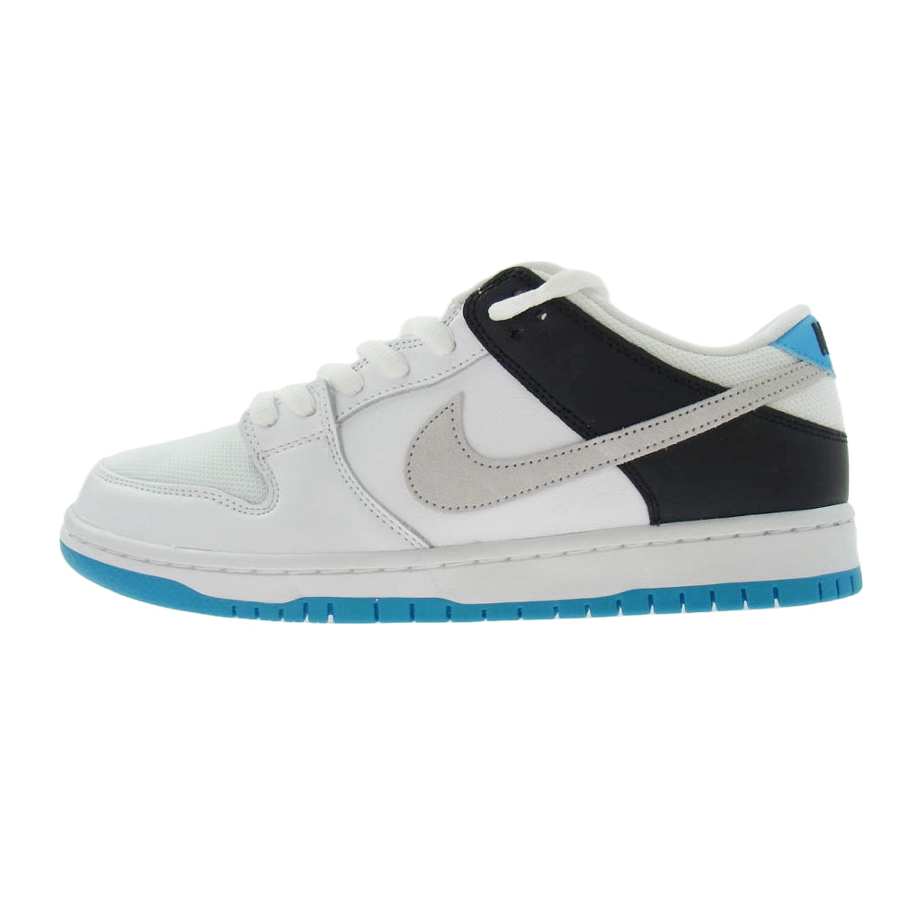 NIKE ナイキ BQ6817-101 SB Dunk Low Laser Blue ダンク ロー レーザーブルー ホワイト系 ライトブルー系 27cm【新古品】【未使用】【中古】