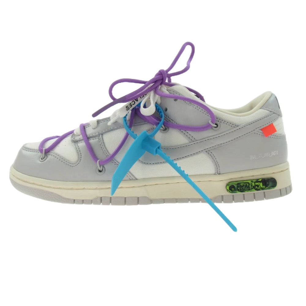 NIKE ナイキ DM1602-125 Off-White Dunk Low Sail Neutral Gray オフホワイト ナイキ ダンク ロー セイル ニュートラルグレー ホワイト系 27cm【新古品】【未使用】【中古】