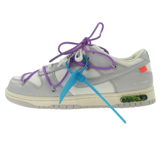 NIKE ナイキ DM1602-125 Off-White Dunk Low Sail Neutral Gray オフホワイト ナイキ ダンク ロー セイル ニュートラルグレー ホワイト系 27cm【新古品】【未使用】【中古】