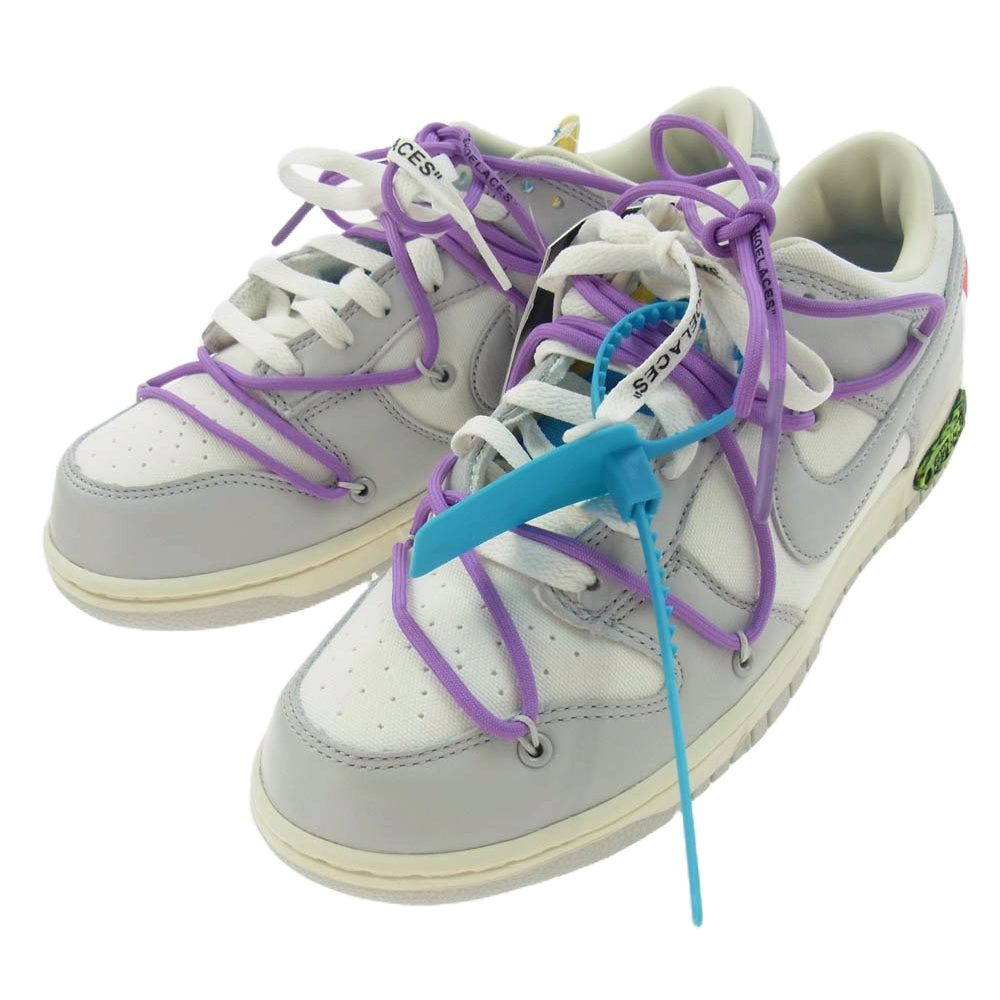 NIKE ナイキ DM1602-125 Off-White Dunk Low Sail Neutral Gray オフホワイト ナイキ ダンク ロー セイル ニュートラルグレー ホワイト系 27cm【新古品】【未使用】【中古】