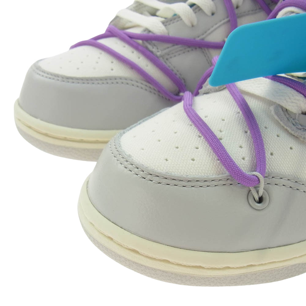 NIKE ナイキ DM1602-125 Off-White Dunk Low Sail Neutral Gray オフホワイト ナイキ ダンク ロー セイル ニュートラルグレー ホワイト系 27cm【新古品】【未使用】【中古】