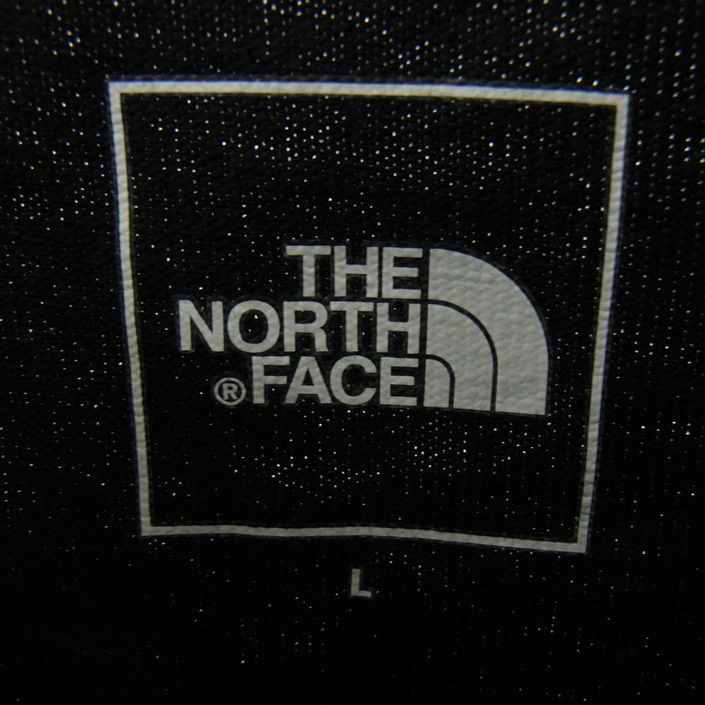 THE NORTH FACE ノースフェイス NT82236R ロゴ刺繍 長袖 Tシャツ カットソー ブラック系 L【中古】