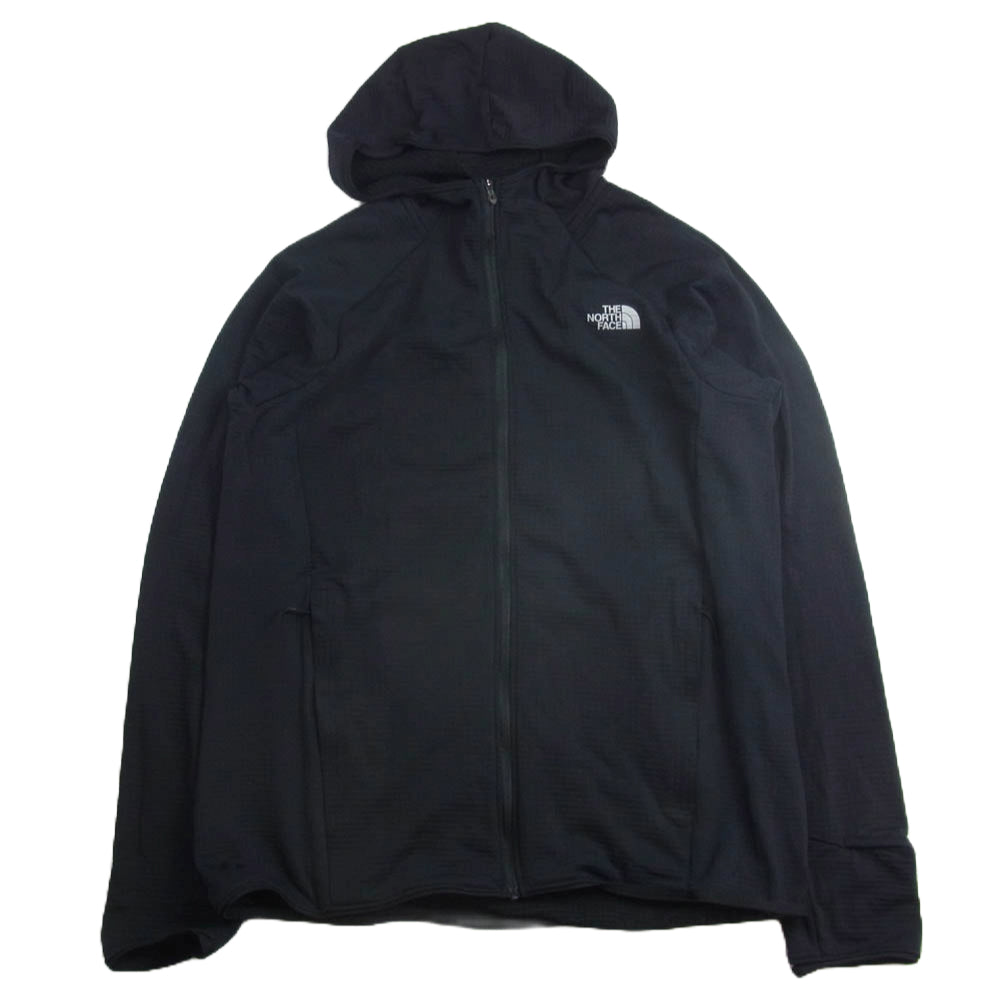 THE NORTH FACE ノースフェイス NL72278 Thermal Versa Grid Hoodie サーマル バーサ グリッド フーディ フリース ジャケット ブラック系 L【中古】