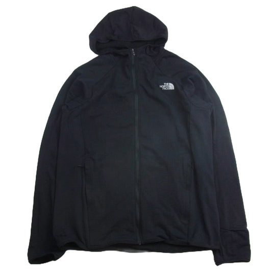 THE NORTH FACE ノースフェイス NL72278 Thermal Versa Grid Hoodie サーマル バーサ グリッド フーディ フリース ジャケット ブラック系 L【中古】