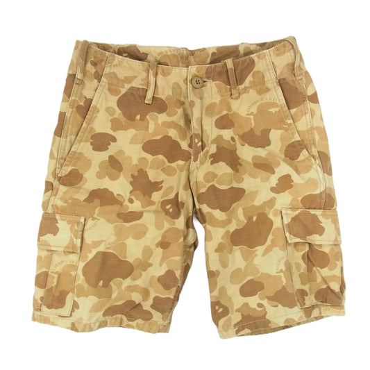 STUDIO D’ARTISAN ステュディオダルチザン カモフラージュ 6P ミリタリー カーゴ ショーツ ブラウン系 28【中古】