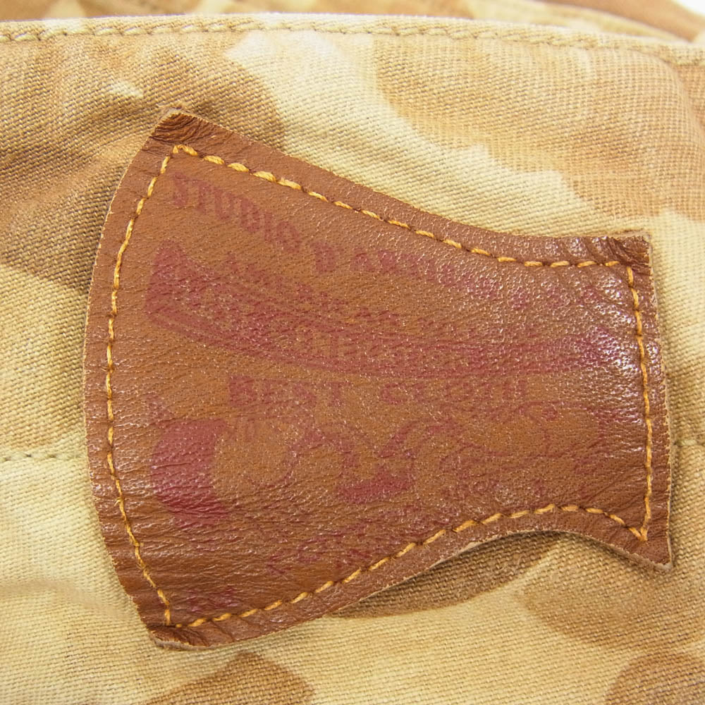 STUDIO D’ARTISAN ステュディオダルチザン カモフラージュ 6P ミリタリー カーゴ ショーツ ブラウン系 28【中古】