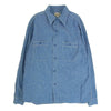 Buzz Rickson's バズリクソンズ BR25995 BLUE CHAMBRAY WORK SHIRT シャンブレー ワーク シャツ 長袖 ブルー系 16 16 1/2【中古】