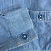 Buzz Rickson's バズリクソンズ BR25995 BLUE CHAMBRAY WORK SHIRT シャンブレー ワーク シャツ 長袖 ブルー系 16 16 1/2【中古】