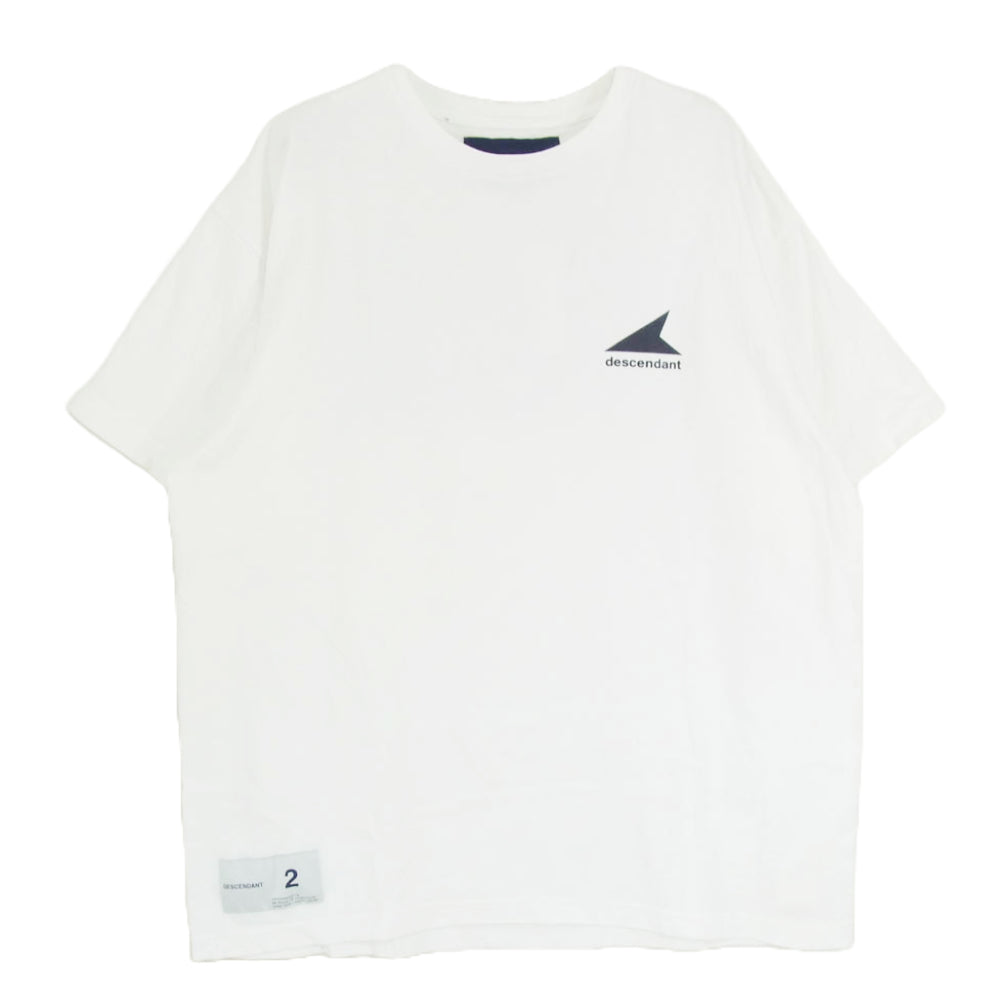 DESCENDANT ディセンダント 24SS 241ATDS-STM07S BOX SS ボックス 半袖 Tシャツ ホワイト系 2【中古】