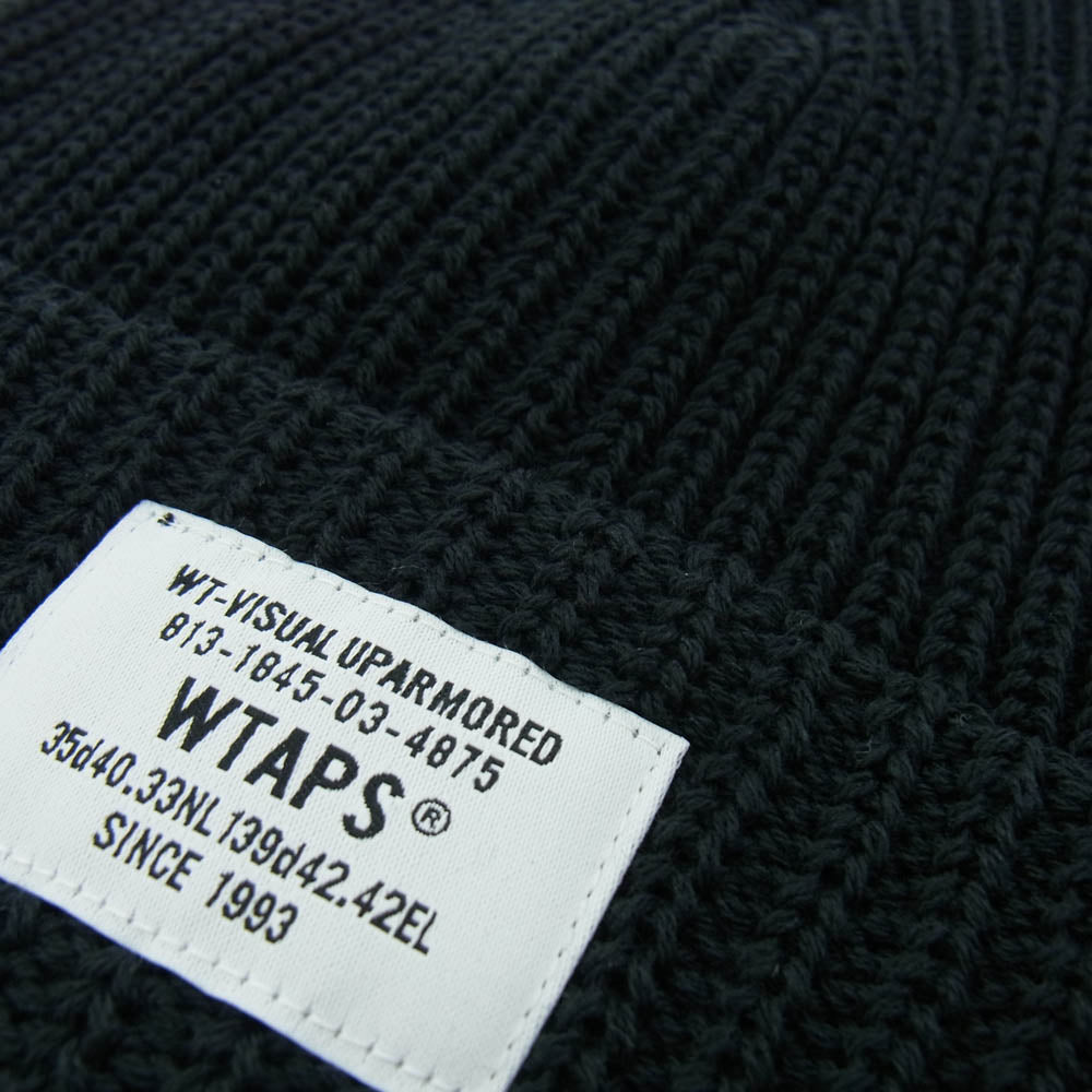 WTAPS ダブルタップス 22AW 222MADT-HT03 BEANIE 03 ビーニー ニット帽 ブラック系【中古】