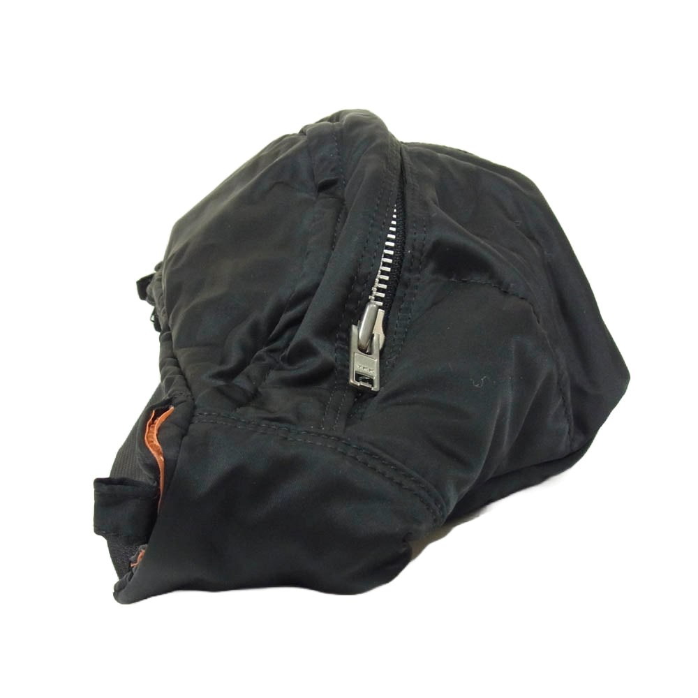 PORTER ポーター TANKER WAIST BAG タンカー ウエストバッグ ボディバッグ ブラック系【中古】