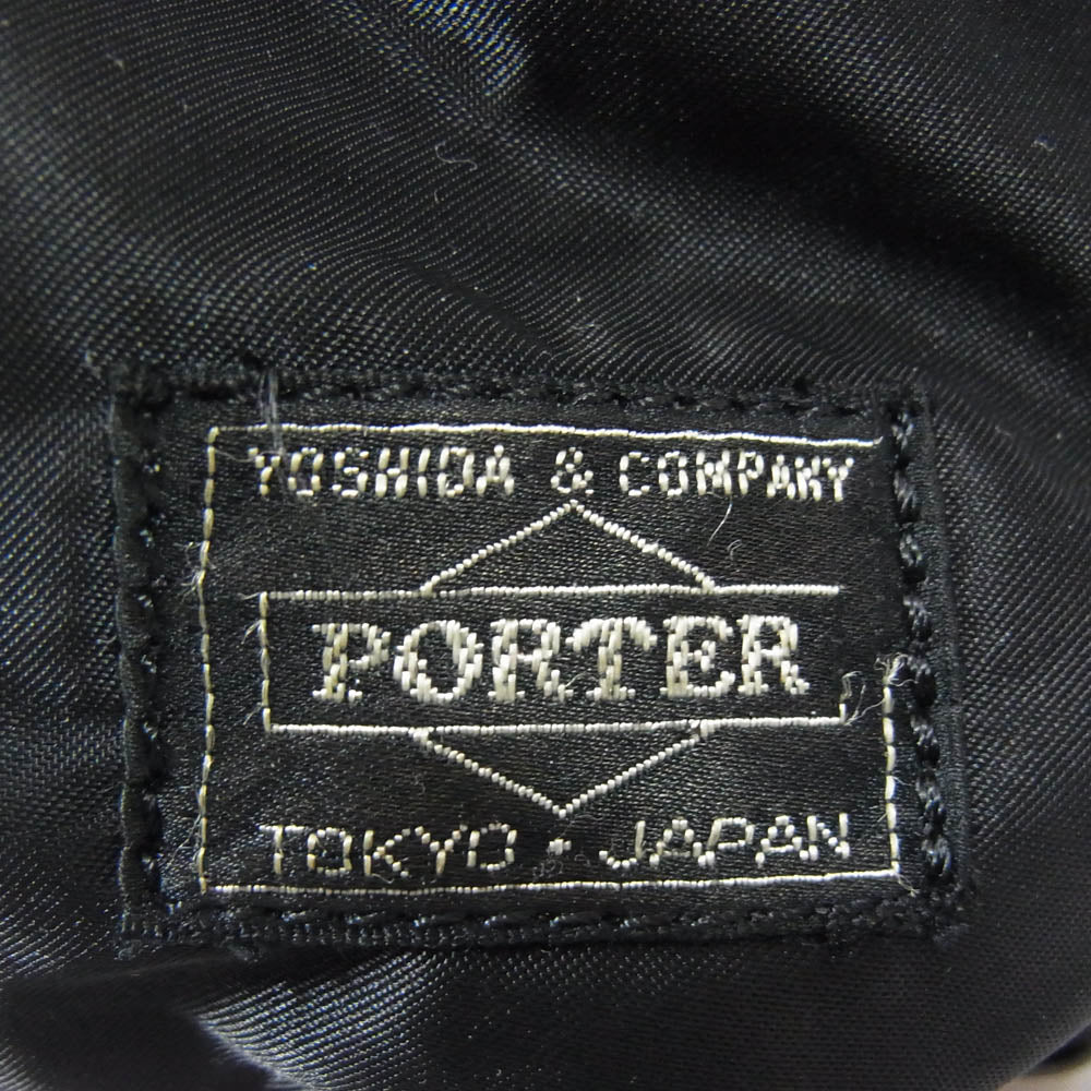 PORTER ポーター TANKER WAIST BAG タンカー ウエストバッグ ボディバッグ ブラック系【中古】