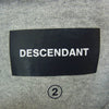 DESCENDANT ディセンダント 24SS STRAIN BERTH LS ロゴ 長袖 スウェット カットソー グレー系 2【中古】