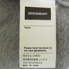 DESCENDANT ディセンダント 24SS STRAIN BERTH LS ロゴ 長袖 スウェット カットソー グレー系 2【中古】