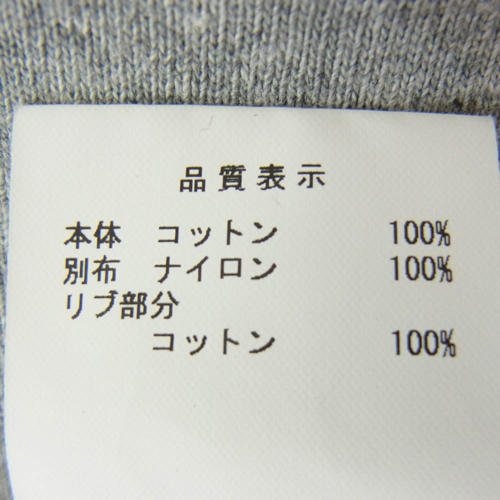 DESCENDANT ディセンダント 24SS STRAIN BERTH LS ロゴ 長袖 スウェット カットソー グレー系 2【中古】